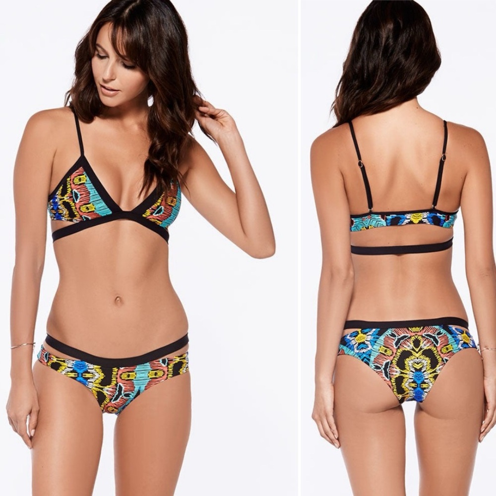 L*Space Moroccan Dreams Platinum Top & Moroccan Dreams Hollywood Bikini …
